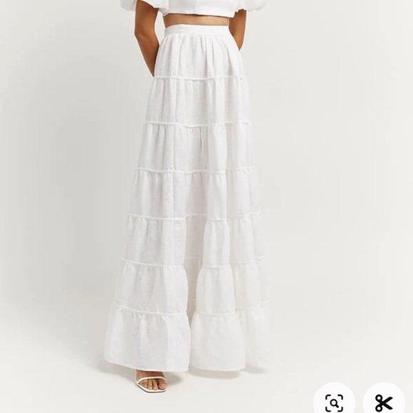 DISSH Aisle Tiered maxi skirt - Picture 1 of 4